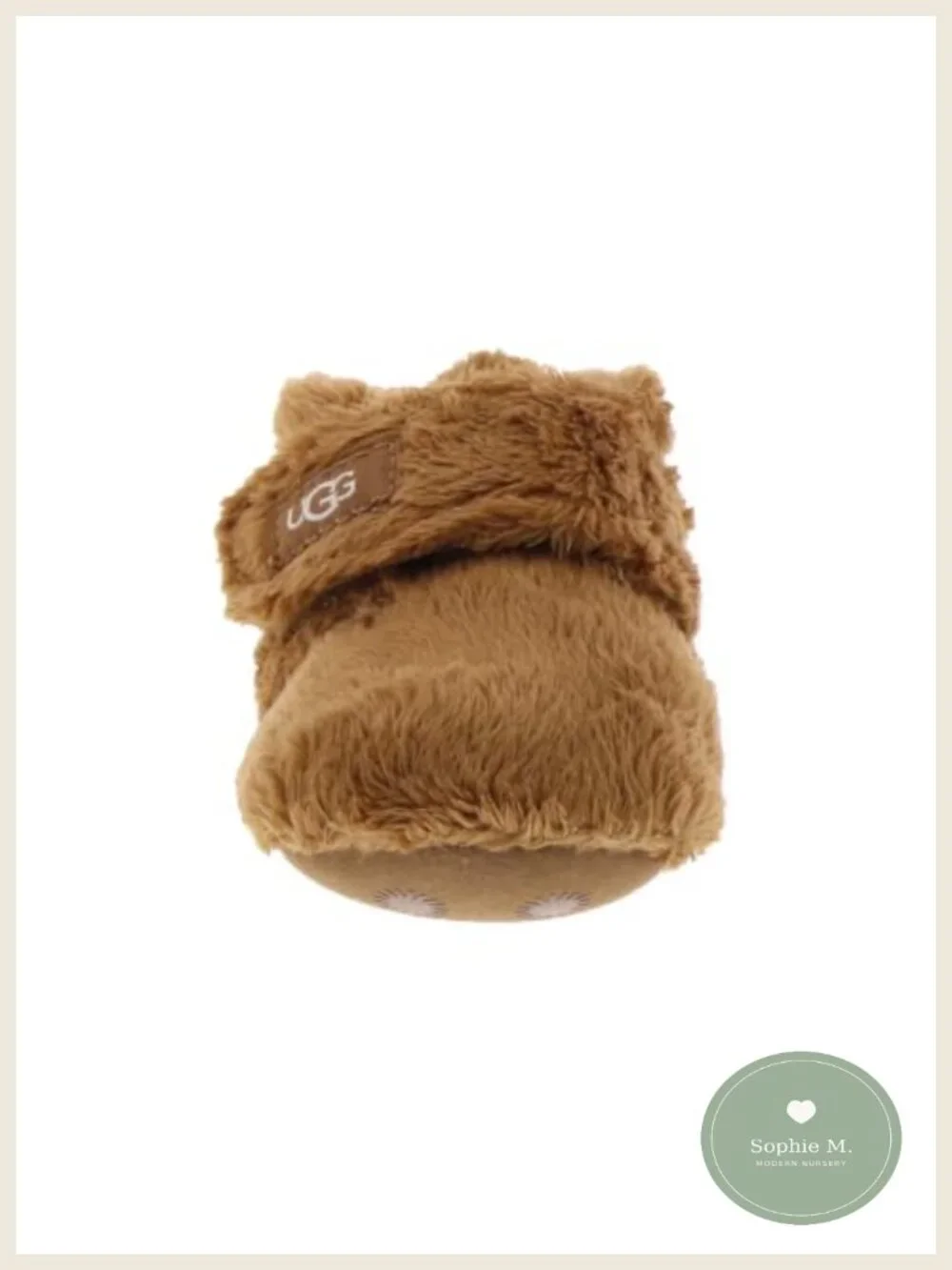 Kids UGG Bixbee Ankle Boots Fleece Lined Hook & Loop Closure